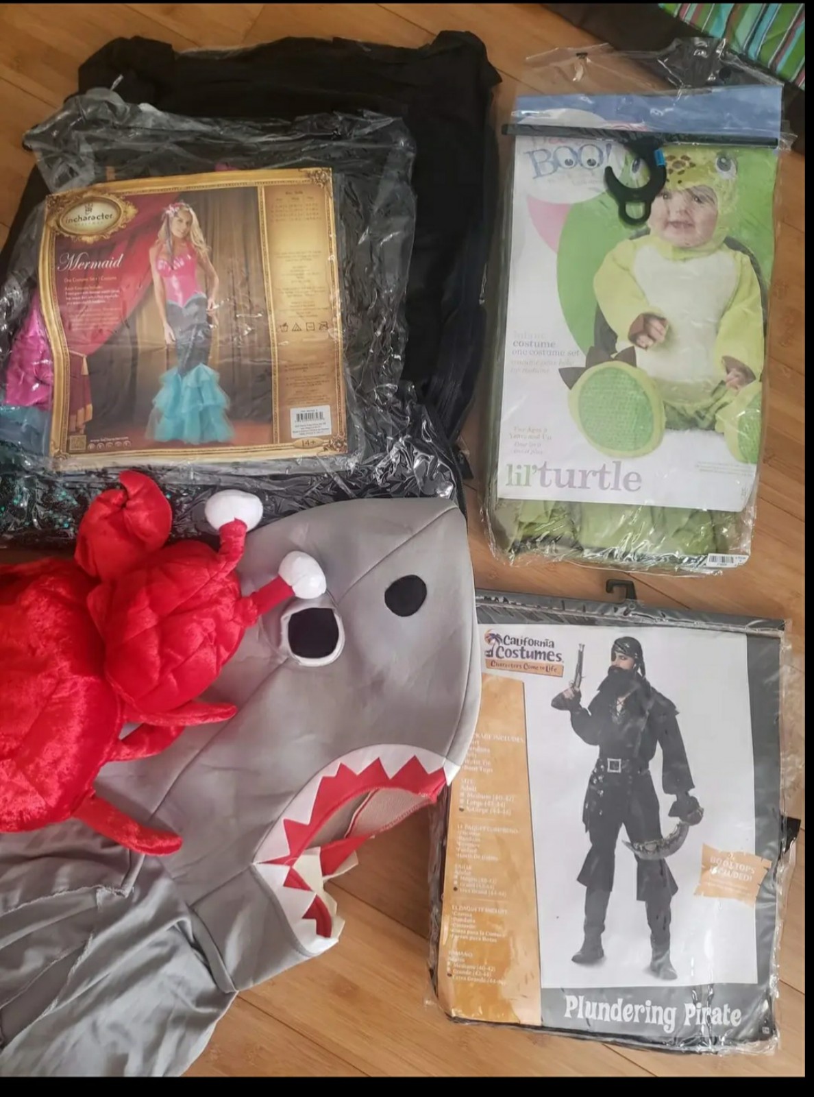 Family ocean themed costume bundle