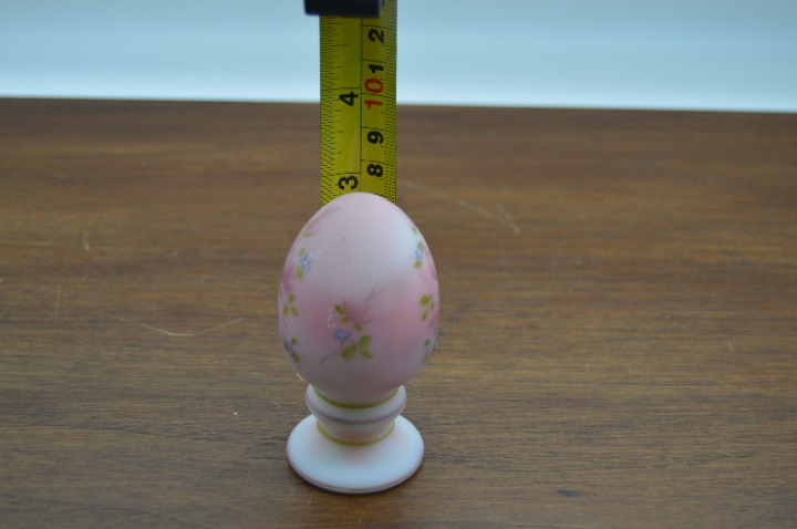 FENTON egg Rosaline pedestal egg limited edition hand painted signed and number