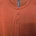 Lululemon Shirt Men Size XL Orange Metal Vent Tech Henley Long Sleeve Activewear