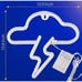 New Cloud Lightning LED Neon Sign Beautiful Light for Wall Decoration in Home
