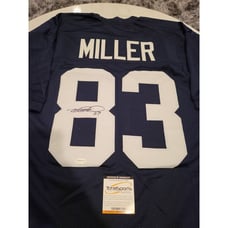 Heath Miller Autographed/Signed Jersey TSE COA Virginia Cavaliers Steelers