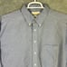 Roundtree & Yorke Oxford Shirt Non-Iron Button Down Long Sleeve Blue 17.5 M1203