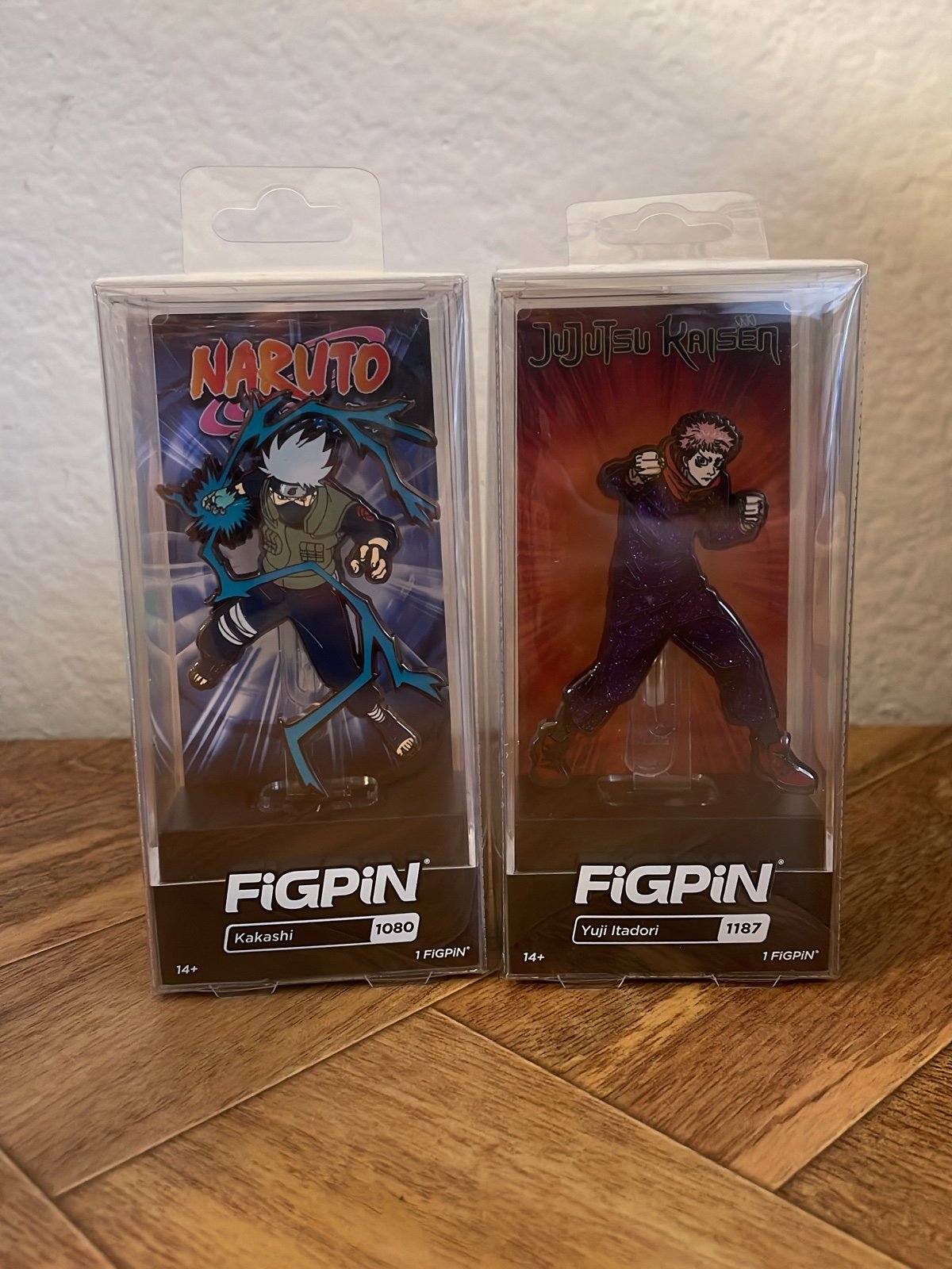 GameStop Exclusives JJK Glitter Yuji Itadori 1187 & Naruto Glow Kakashi 1080