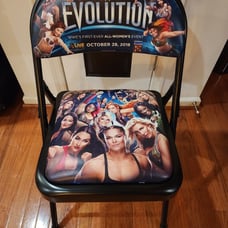 WWE Evolution PPV PLE Event Chair 2018 Becky Lynch Rousey Naomi Trish Lita #3