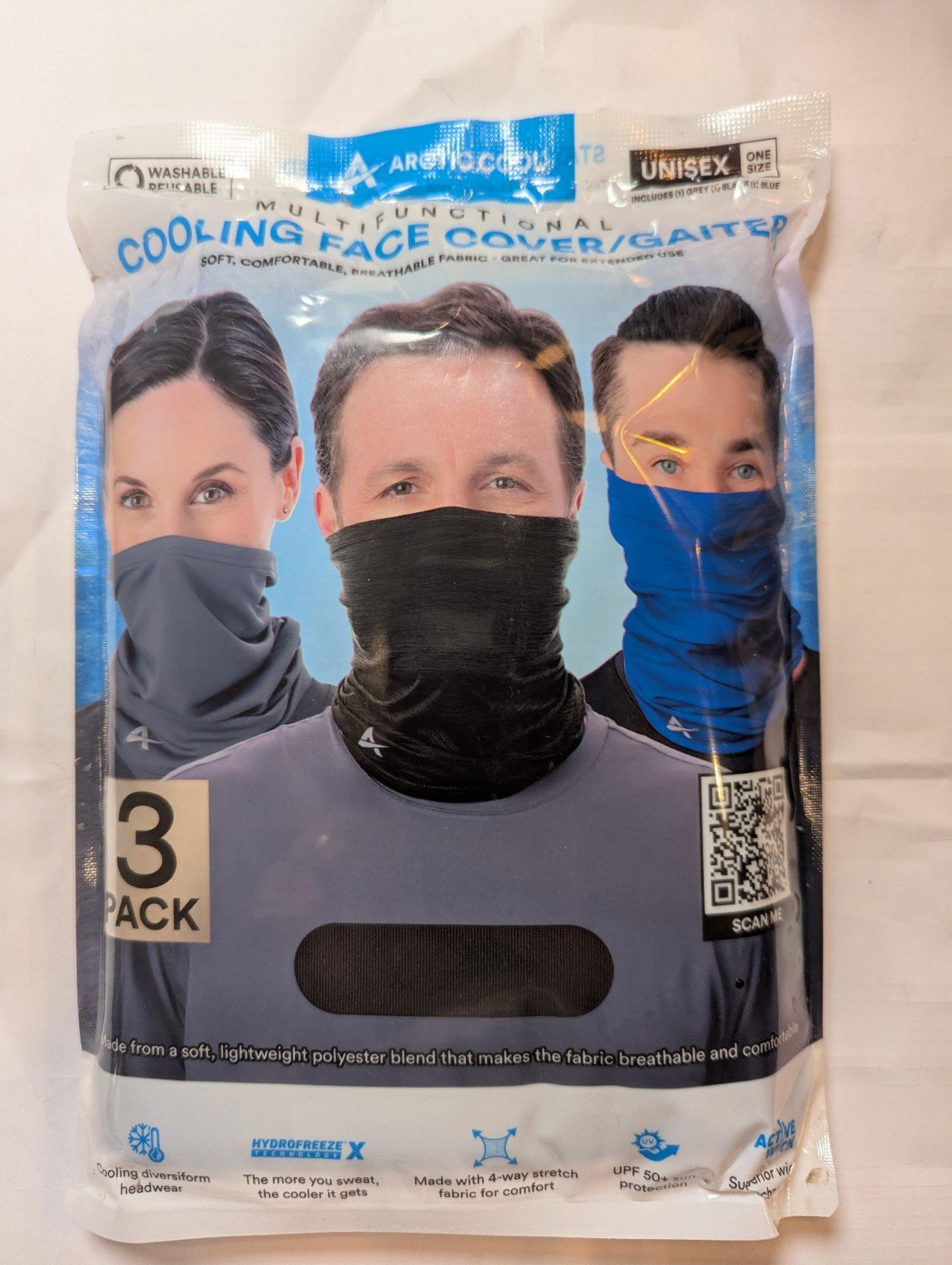 Gaiter Artic Cool 3 Pack- Blue/Grey/Black