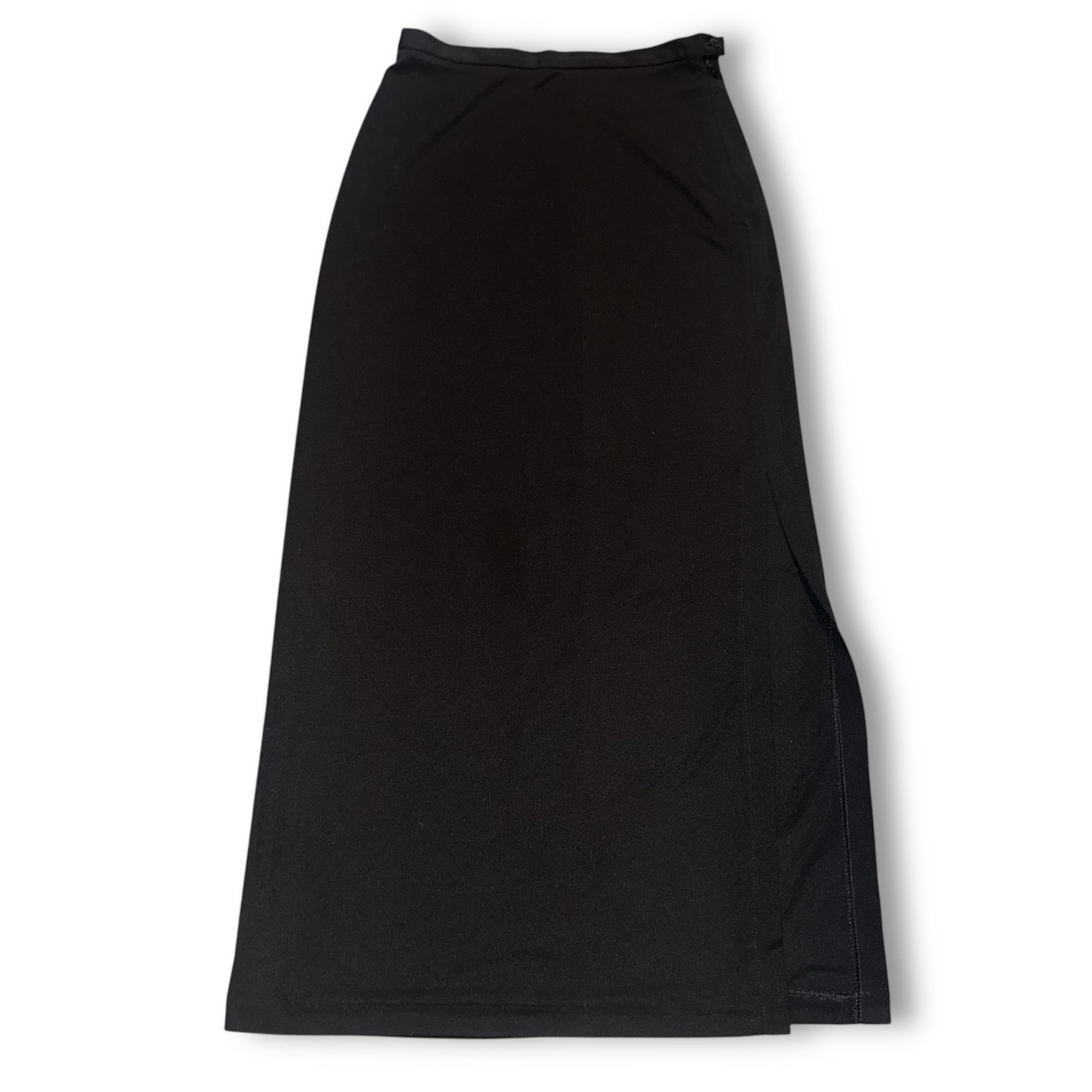 Vintage 90s BCBG Max Azria Collection Black Maxi Skirt