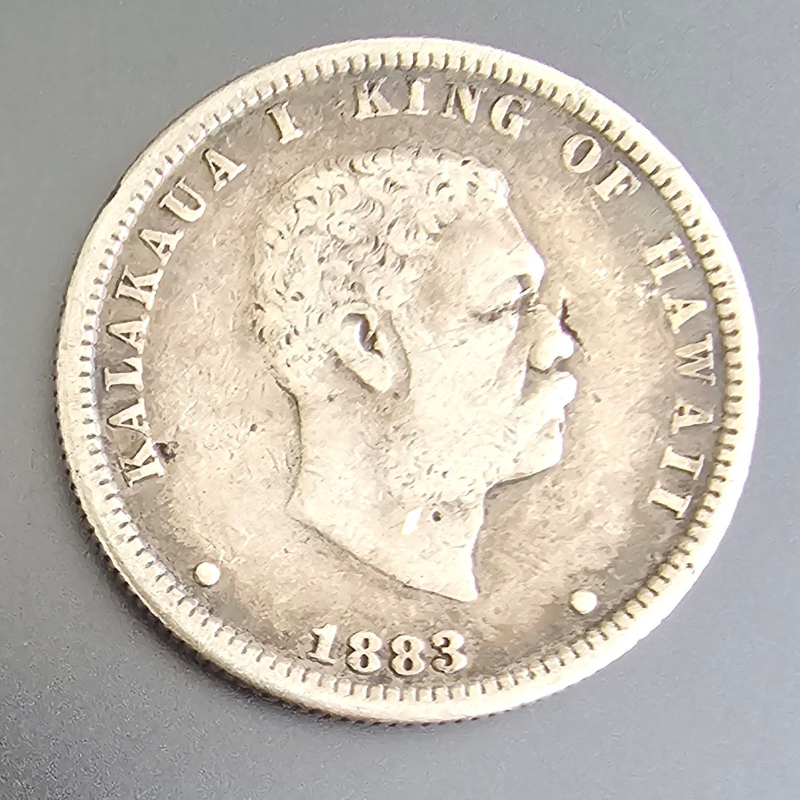 XX 1883 Hawaiian 1/4 Dollar