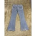 Vintage Abercrombie & Fitch Size 6 Ripped Flare Jeans Button Fly Bootcut A895