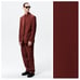 NWT. Massimo Dutti Limited Edition Man Brown Relax Fit Pleated Trousers Size 31.
