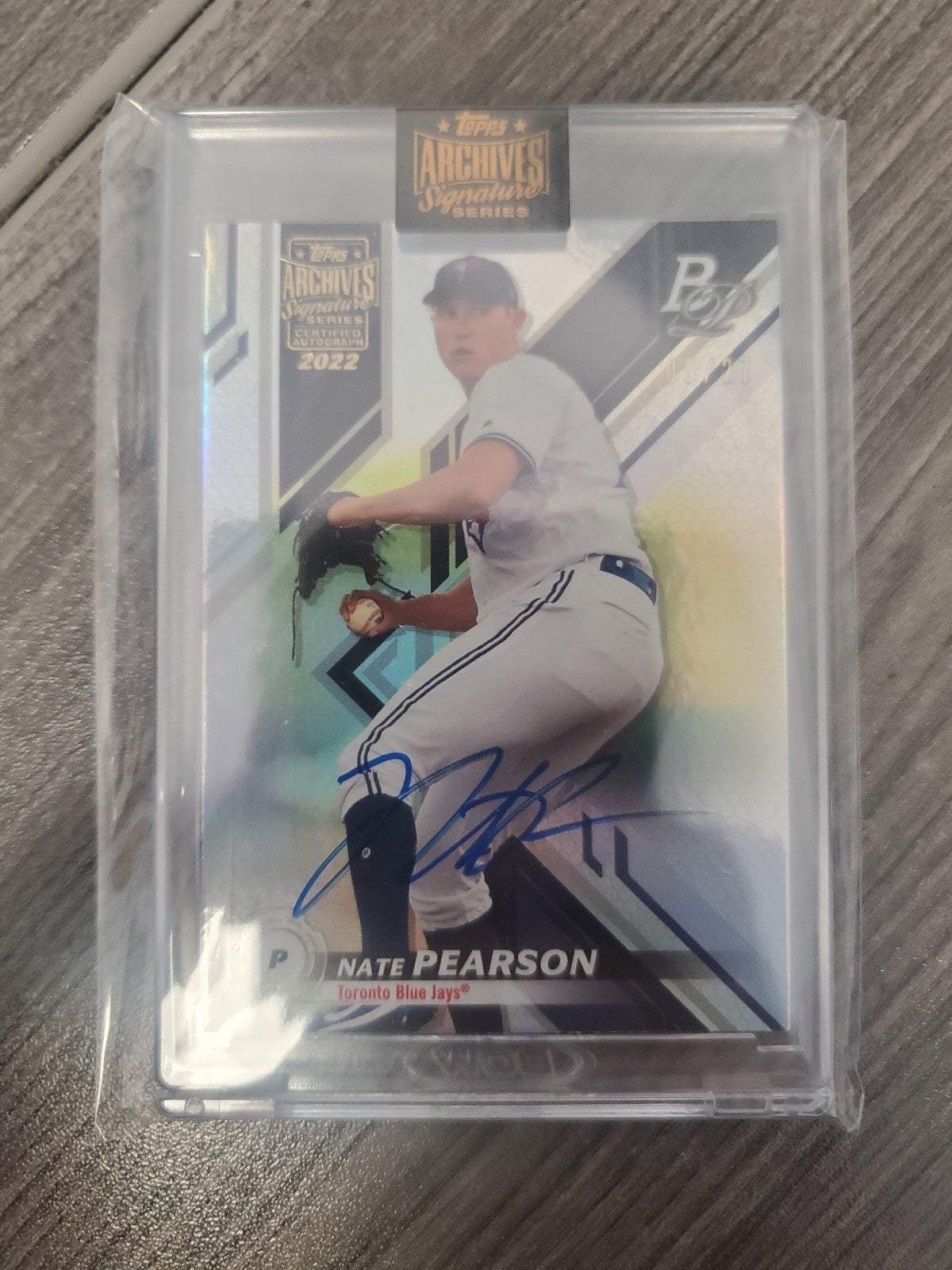 2019 Topps Nate Pearson Auto #top-94, 9/27