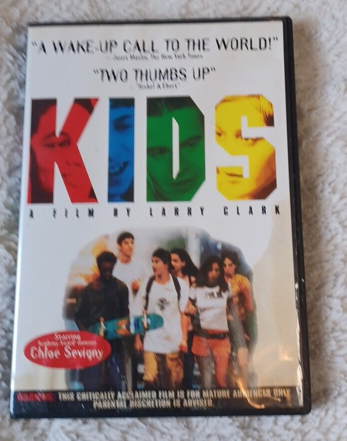 Kids (1995) DVD Letterbox Unrated A Larry Clark Film Chloe Sevigny Skateboarding