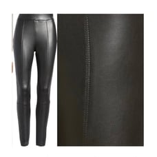 NWT TOP SHOP SARA LEATHER SKINNY PANTS
