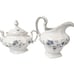 Traditions Fine China Blue Garland Creamer & Sugar Set Made in Thailand for Joha