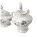 Traditions Fine China Blue Garland Creamer & Sugar Set Made in Thailand for Joha