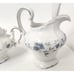 Traditions Fine China Blue Garland Creamer & Sugar Set Made in Thailand for Joha