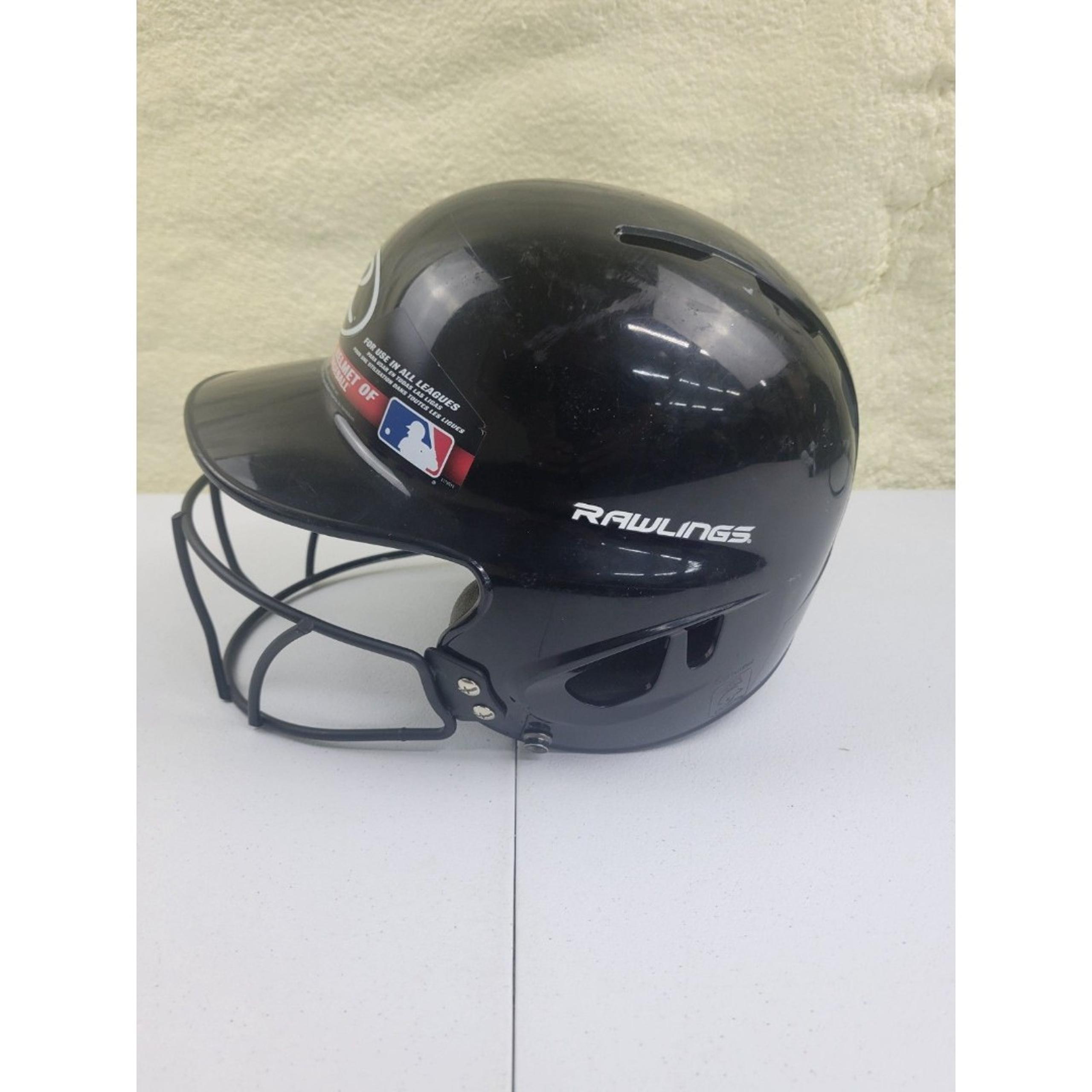 Rawlings Coolflo Baseball/Softball w/Face Guard T-Ball Size 6 1/4-6 7/8 BLACK