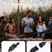 Patio Lights with 32 Shatterproof ST38 Vintage Edison Bulbs, 2700K Dimmable Wate