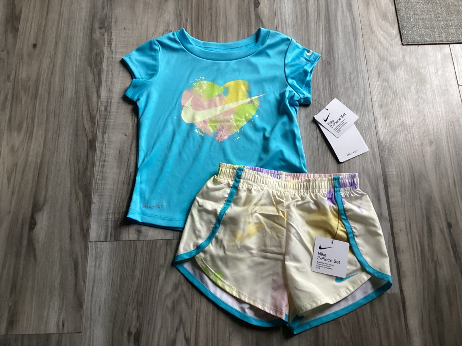 Nike DRIFIT toddler girls shorts set size 3T(NWT) ~PRICE IS FIRM~