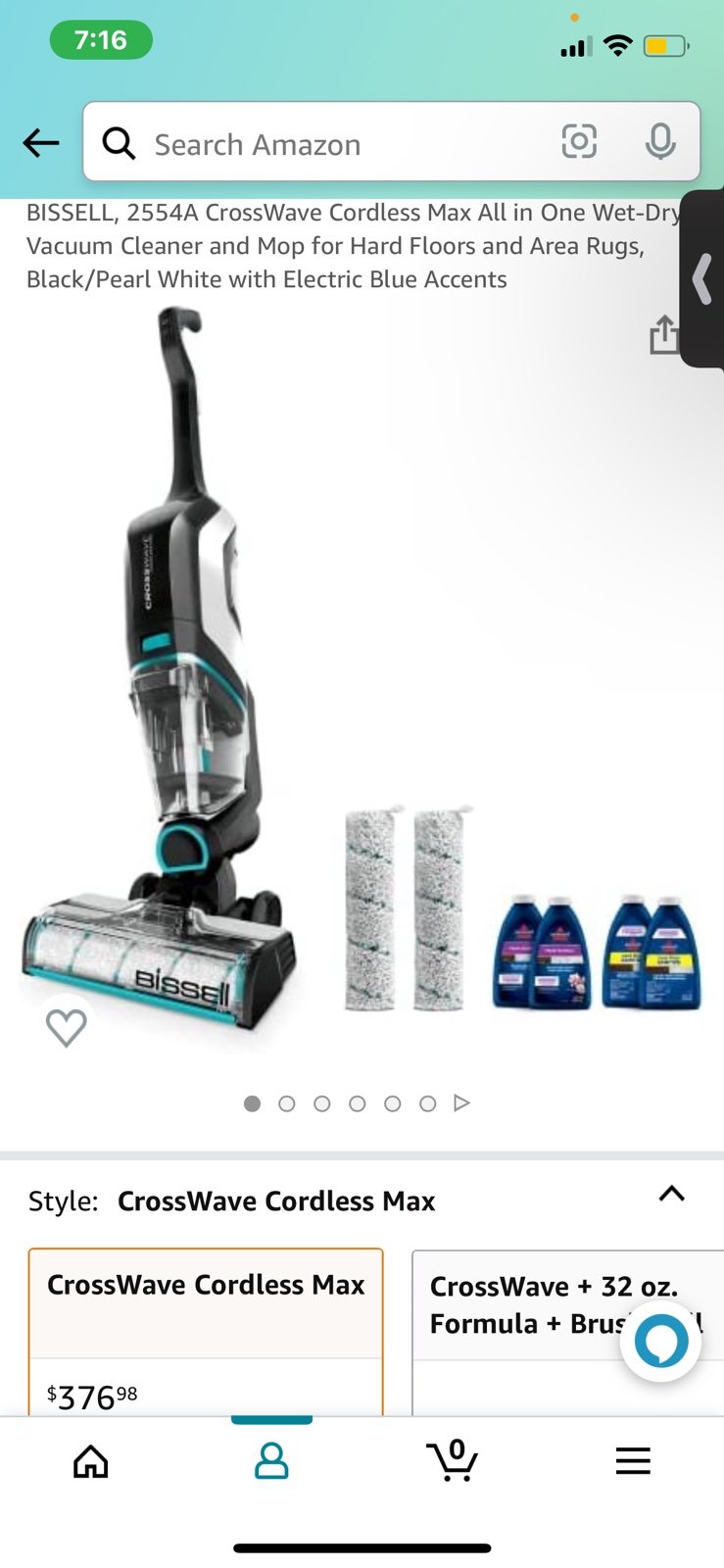 bissell crosswave 254A