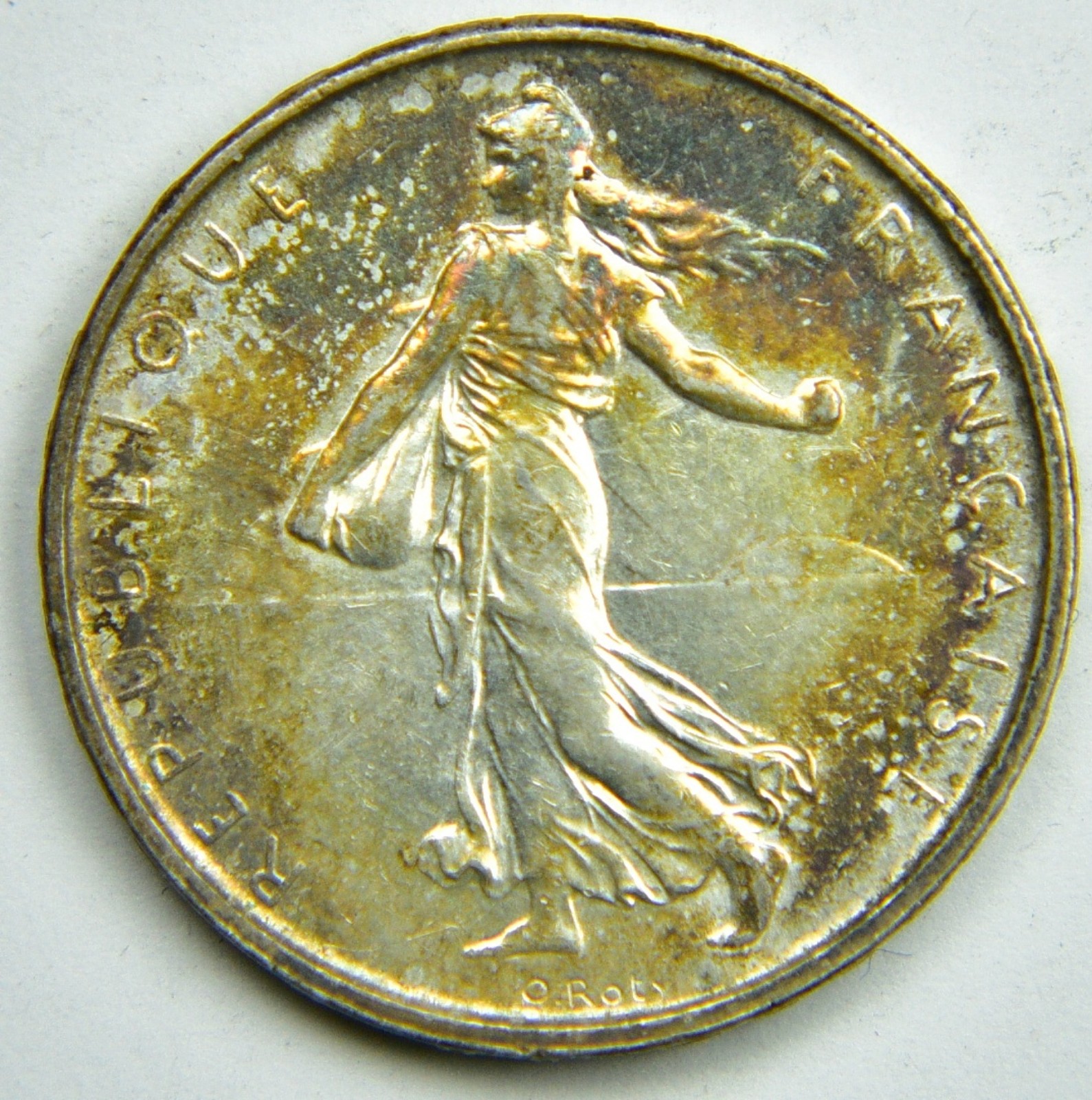 1961 silver 5 francs