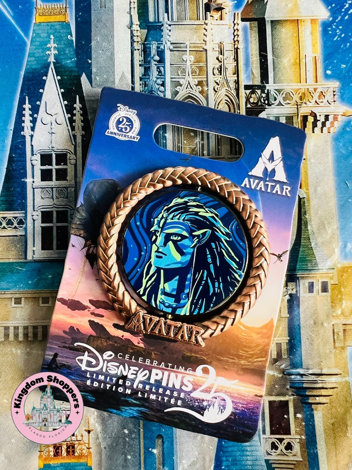 2025 Disney Parks Avatar Na’Vi Spinner Fire And Ash LR Pin