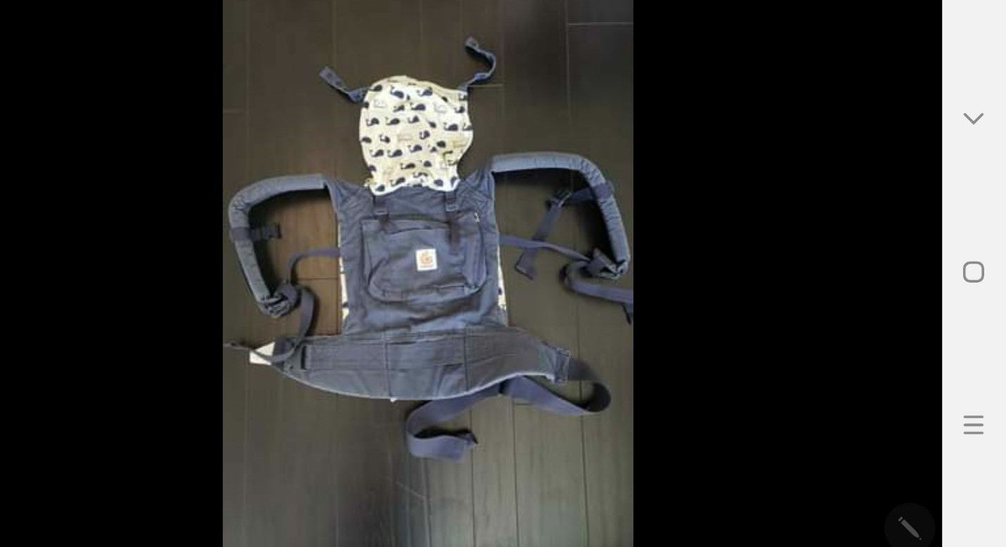 Ergobaby carrier in whale print