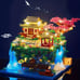 Cherry Blossom Tree House Building Set with Waterfall Light - Creative Garden Ar
