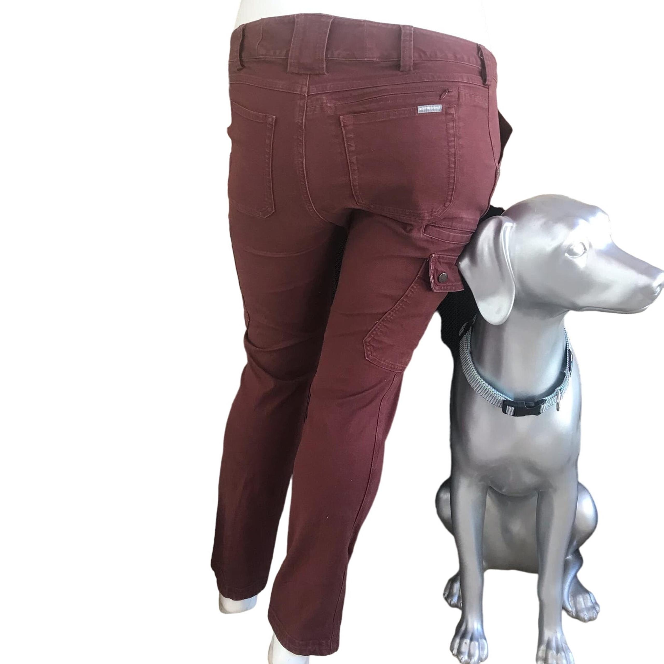 Duluth Trading Company Burgundy Curvesetter Waist Cargo Pants Women’s 12 x 31