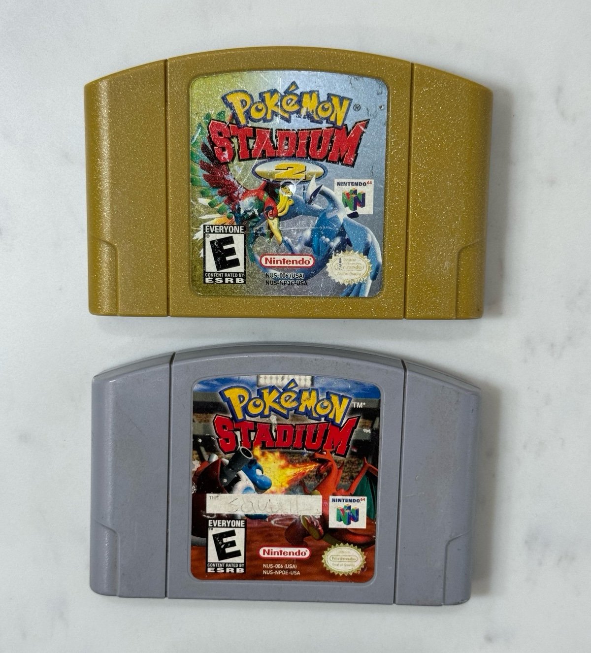 Pokemon Stadium 1 & 2 BUNDLE for Nintendo 64 Tested & SHIPS SAME DAY Guaranteed!