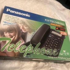 Panasonic KX-TSC14B 2 Line Integrated Telephone System New