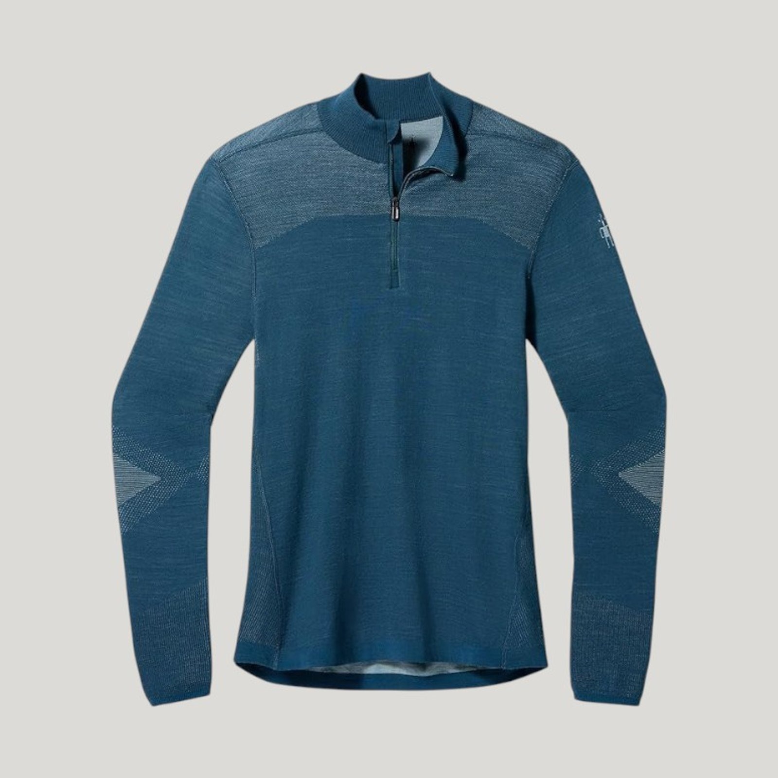 Smartwool Twilight Blue Intraknit 1/4 Zip Thermal Merino Base Layer