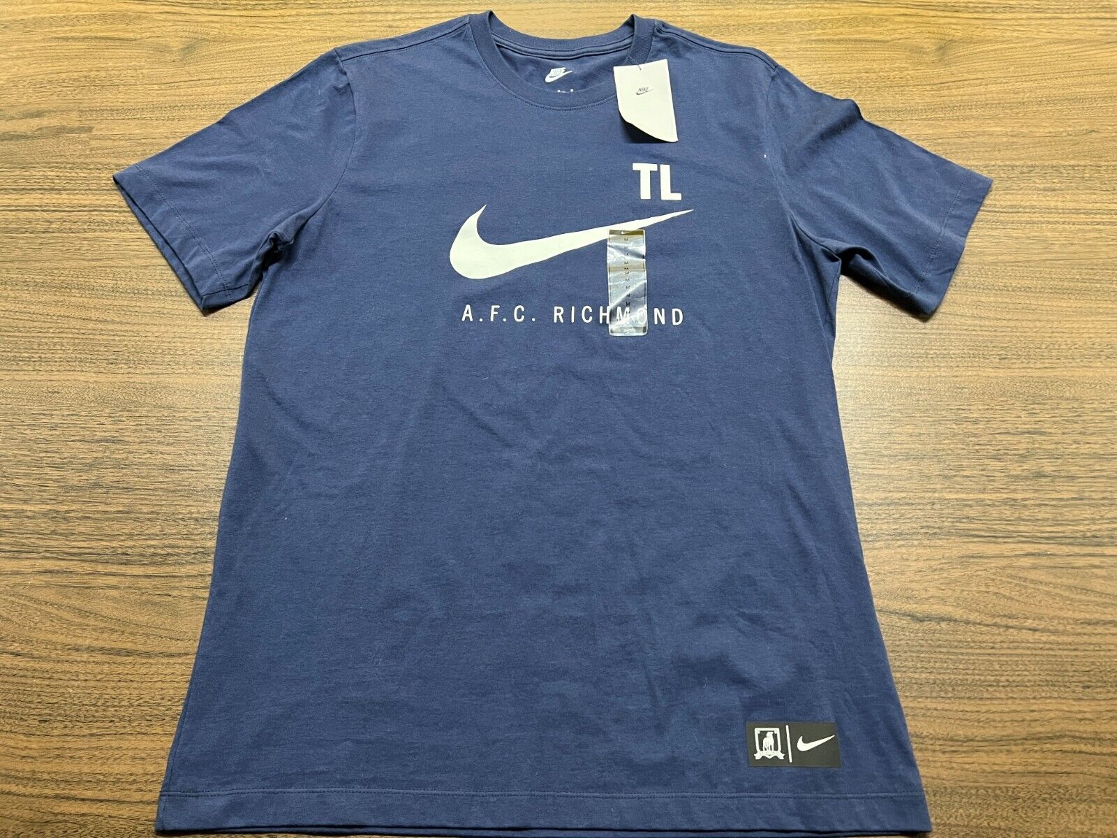 Ted Lasso AFC Richmond Men's Blue Soccer T-Shirt - Nike - Medium - NWT - New