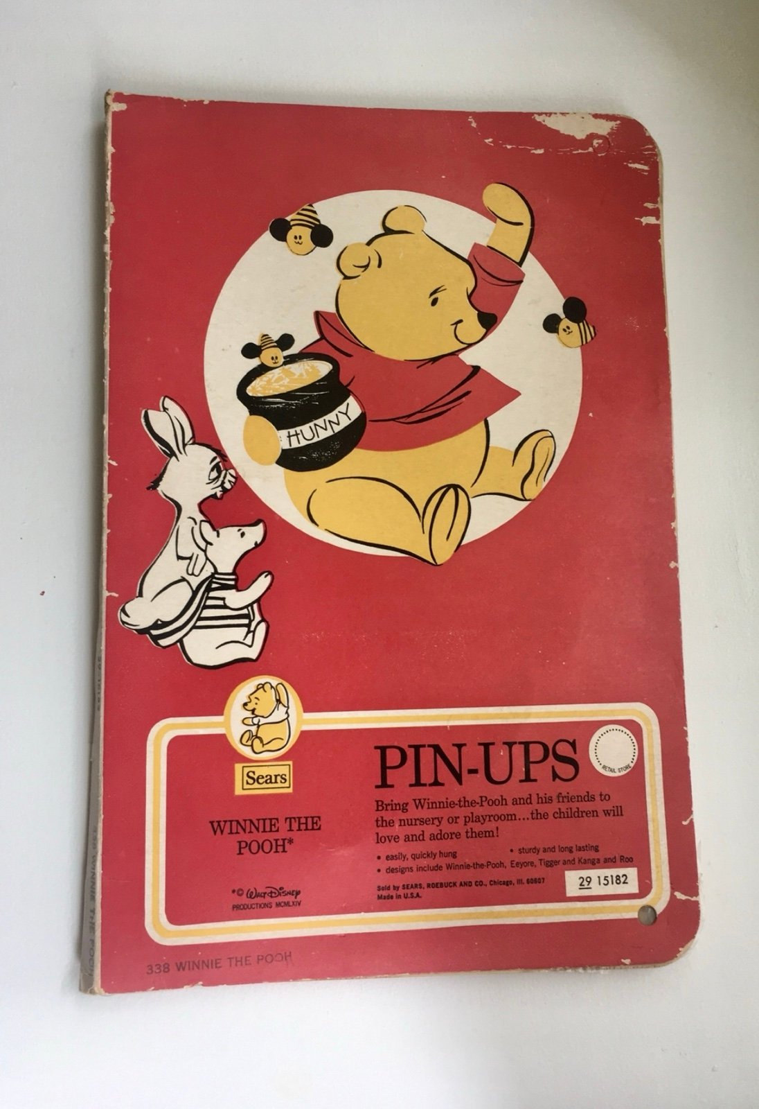 Winnie the Pooh collectible wall hanging