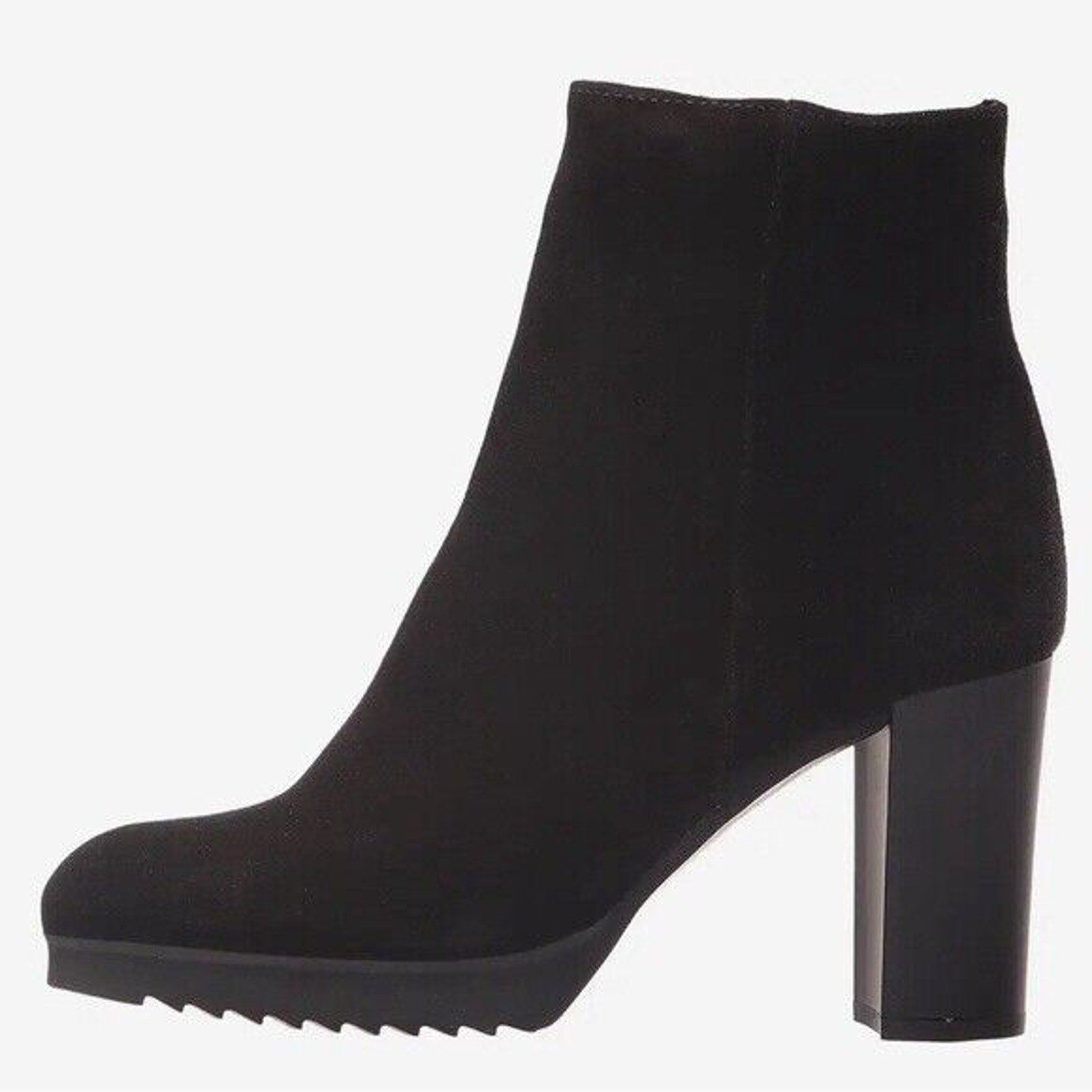 La Canadienne NWOB 'Myranda' Waterproof Block Heel Suede Bootie Black Size 7M