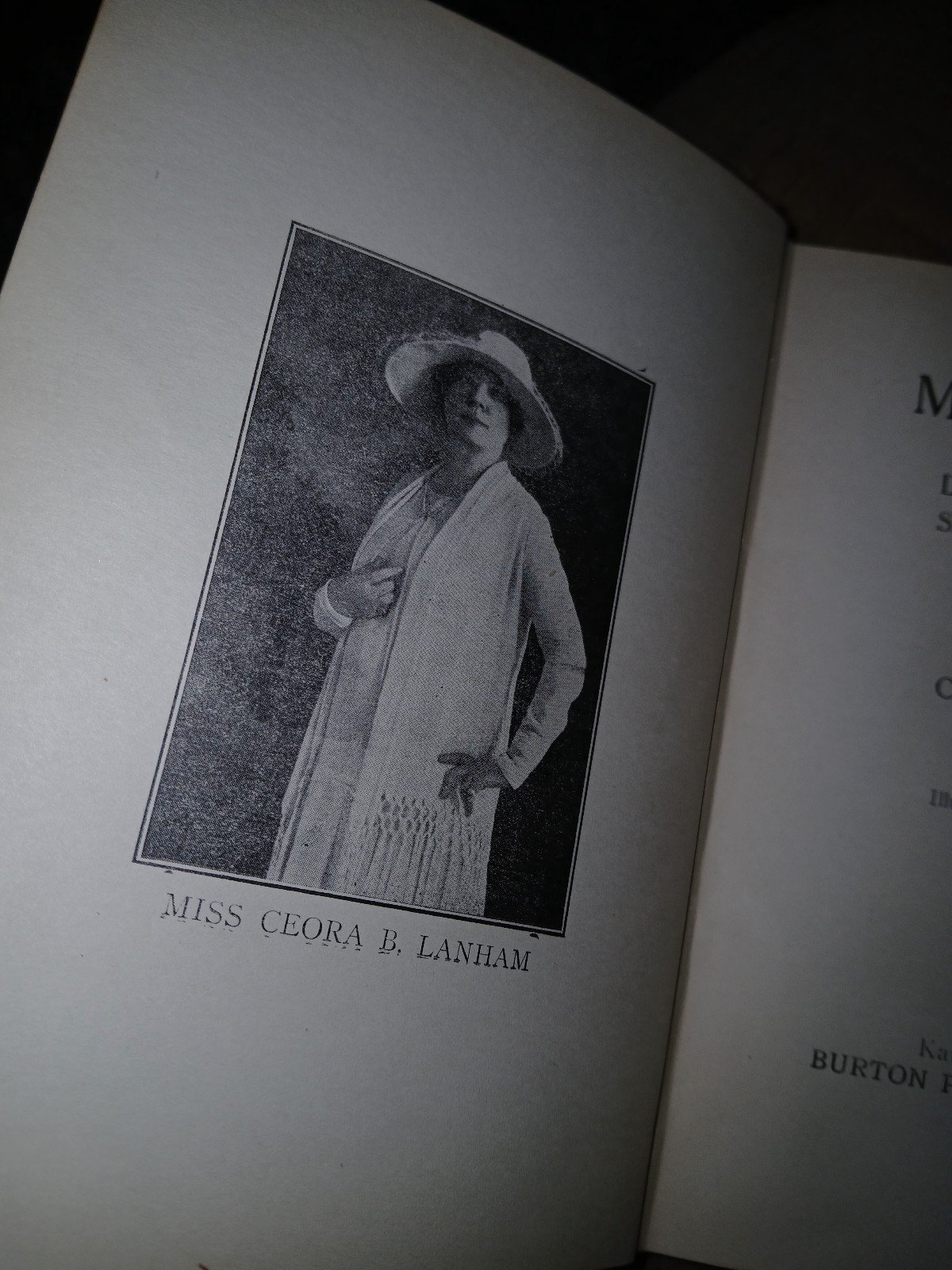 Dramatic readings  c.1926 Monologues,  skits, and sketches by ceora lanham - detail