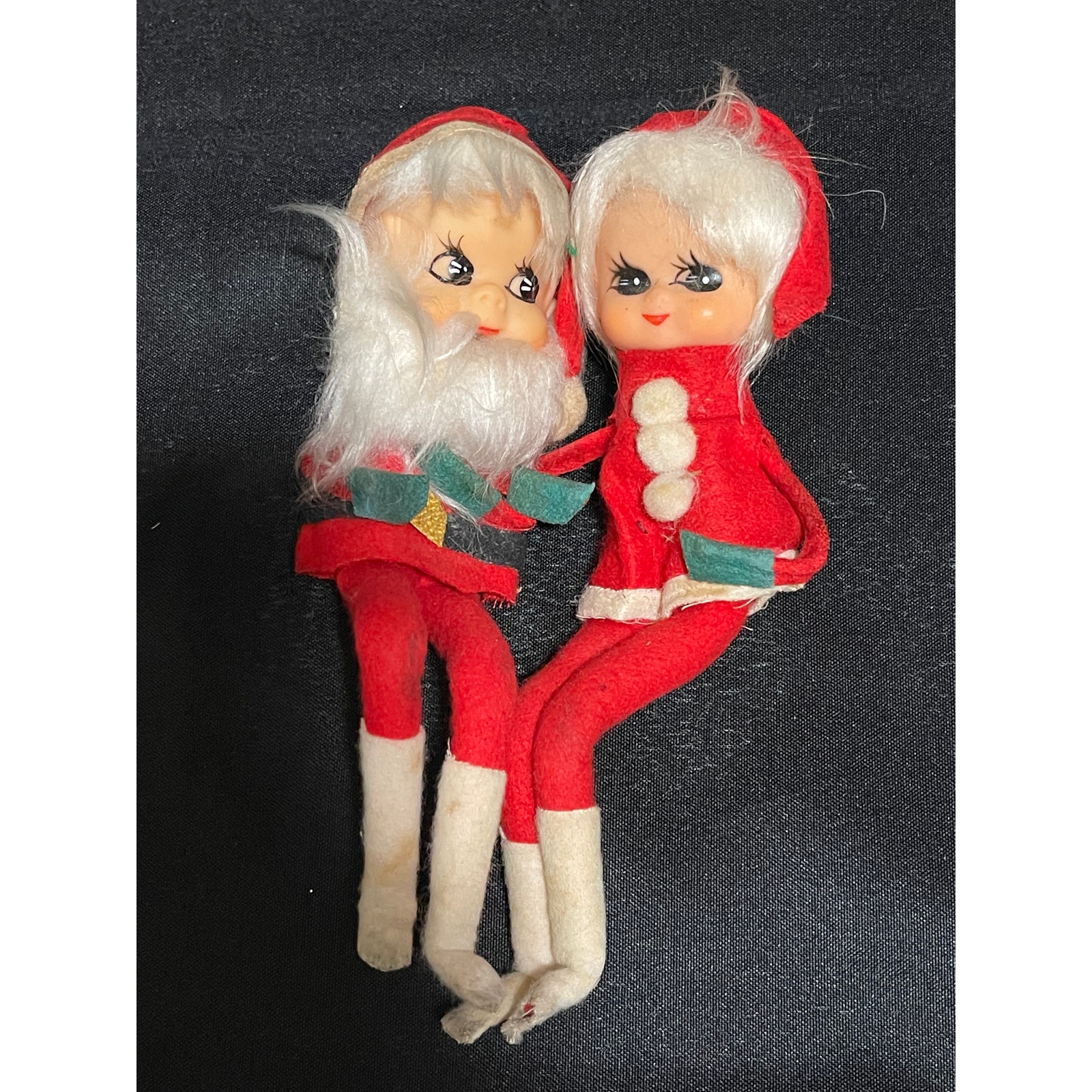 Rare Vintage NAPCO Japan Santa & Mrs. Claus Set