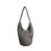 The Sak Black Nylon Crocheted & Lined Large Boho Style Bucket Bag 12 X13