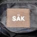 The Sak Black Nylon Crocheted & Lined Large Boho Style Bucket Bag 12 X13