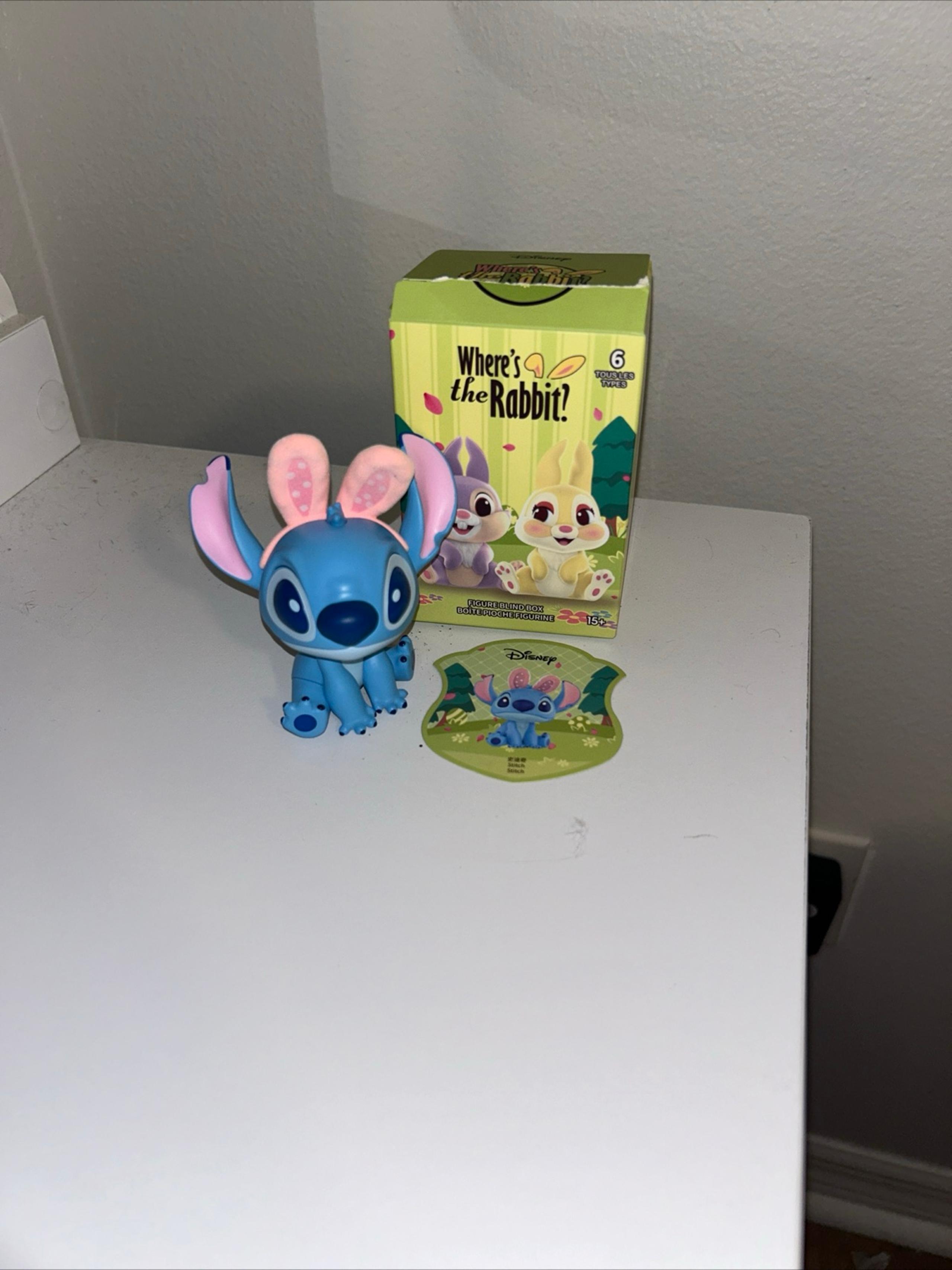 Where’s The Rabbit Mini Figure Stitch Bunny Collectable Disney