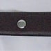 NEW COACH BLACK SMOOTH LEATHER GROMMETS SQUARE CHARM DOG PET COLLAR SIZE XL 8848