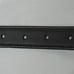 NEW COACH BLACK SMOOTH LEATHER GROMMETS SQUARE CHARM DOG PET COLLAR SIZE XL 8848