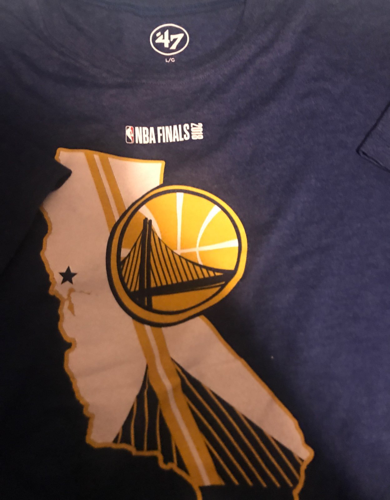 NBA finals 2018 shirt (L)