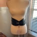 Michael Kors Black Contour Belt Waist Genuine Leather 31T3PBLA7E