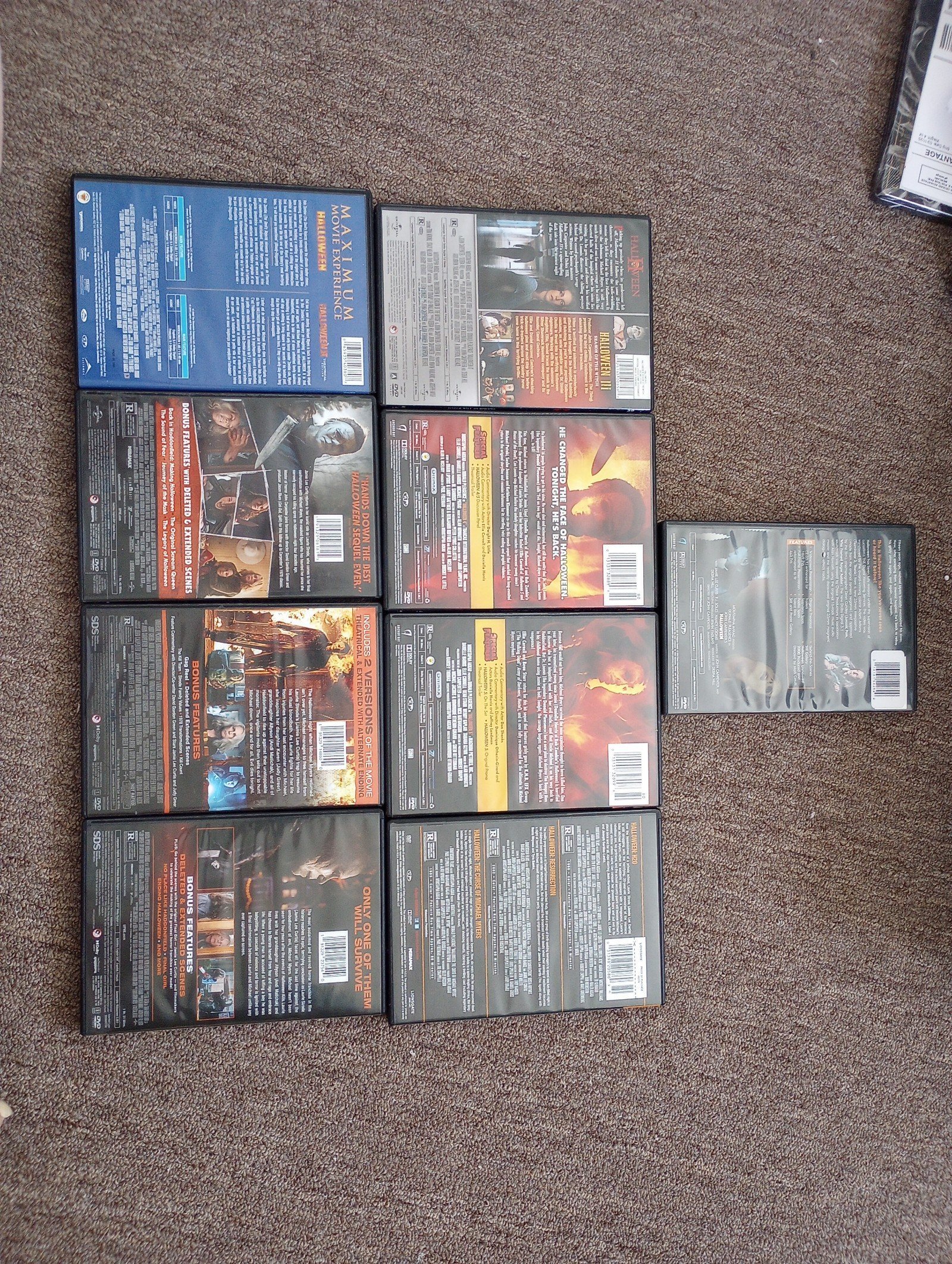 13 HALLOWEEN DVD COLLECTION SET