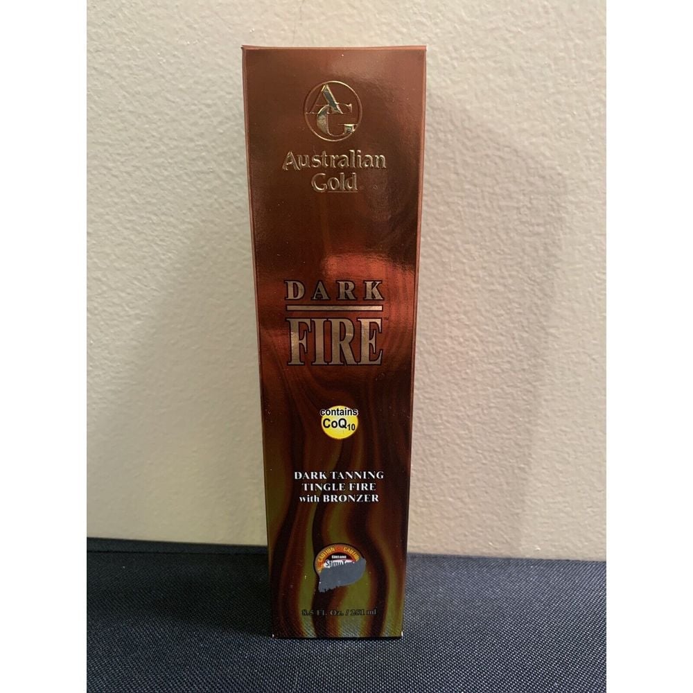Australian Gold Dark Fire Tanning Lotion Rare HTF New 8.5 Fl Oz