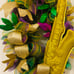Mardi Gras Wreath