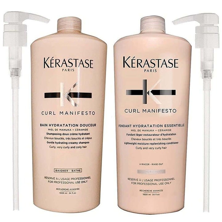 KERASTASE CURL MANIFESTO BAIN AND FONDANT HYDRATATION 1000ml / 34oz w/pumps