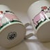 Vintage 1980 Hogs And Kisses Coffee Mug Set Of 2 Staffordshire Potteries