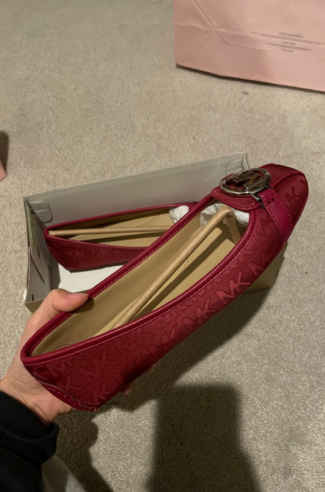Authentic Michael Kors red flats