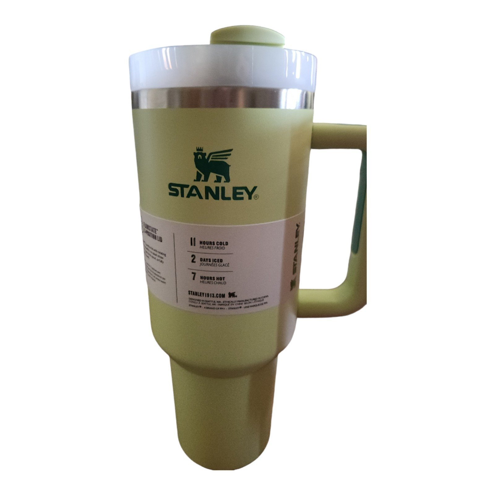 Stanley drink tumbler, lt. Green, NWT